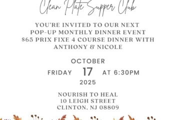 Clean Plate Pop-Up Dinner - October